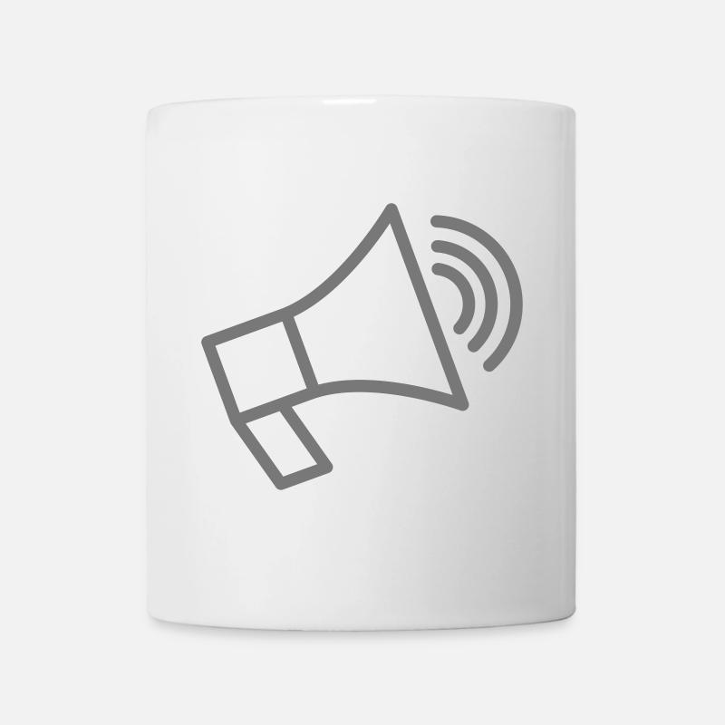 Lautsprecher speacker - Tasse - Weiß