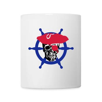 skull pirate - Mug - white - Front
