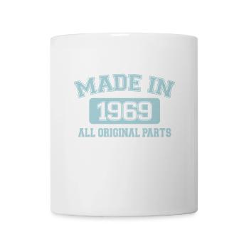 Cadeau de 53e anniversaire Né en 1969 T-Shirt - Mug blanc - blanc - Devant