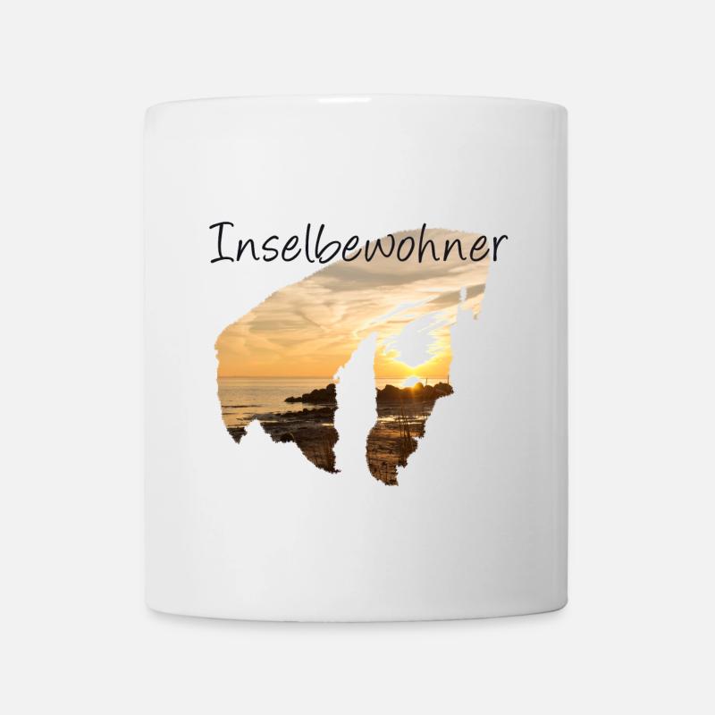 Habitants de l’île - Mug blanc - blanc