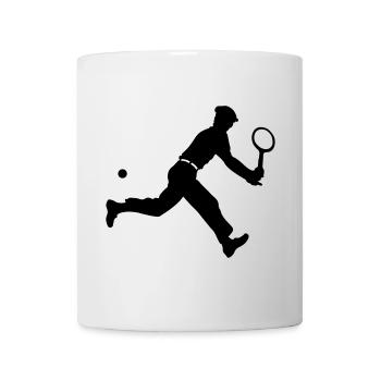 tennis retro - Mug blanc - blanc - Devant