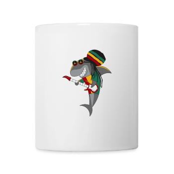 Requin reggae - Mug blanc - blanc - Devant