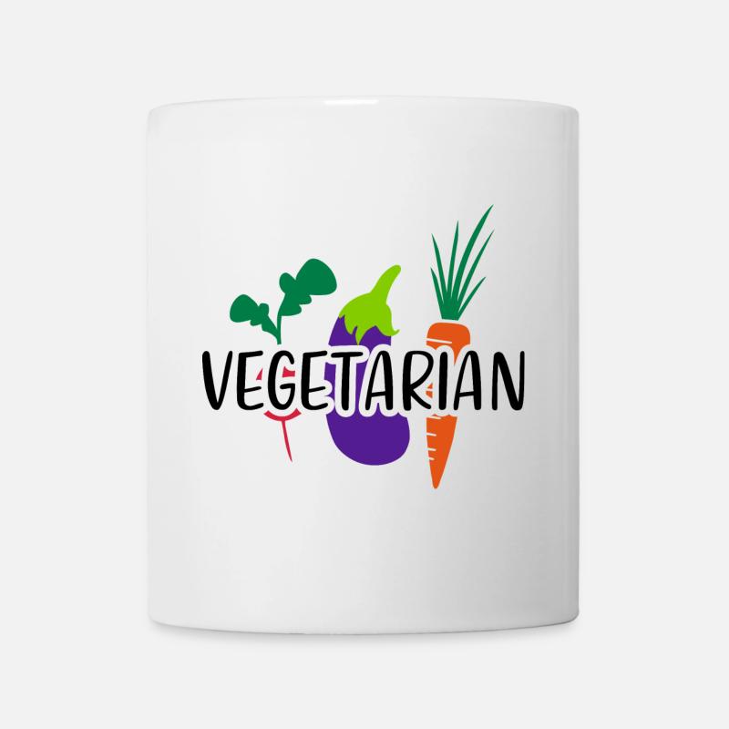 Végétarien végétarien - Mug blanc - blanc