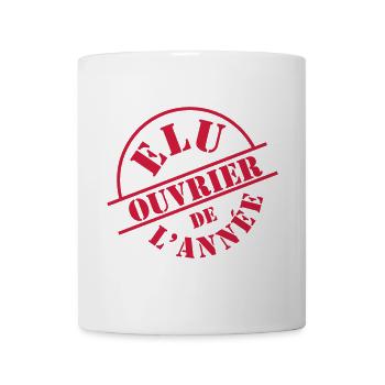 Ouvrier - Mug blanc - blanc - Devant