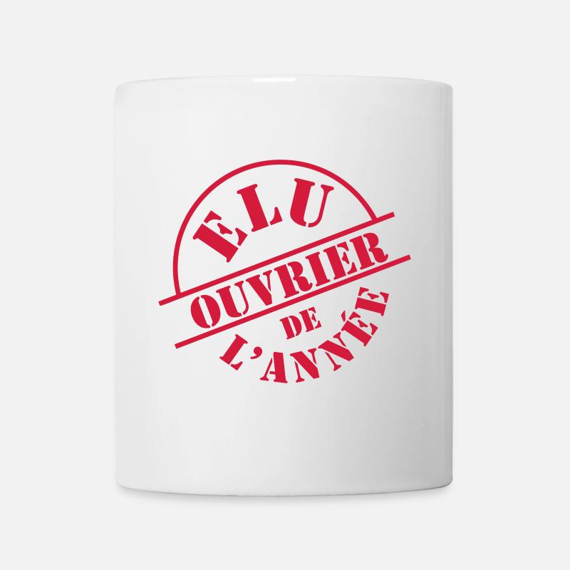 Ouvrier - Mug blanc - blanc