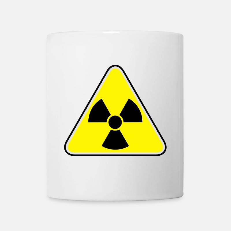 radioaktiv - Tasse - Weiß