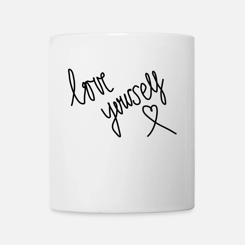 Love Yourself - Tasse - Weiß