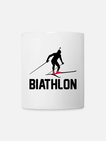 Biathlon - Tasse - Weiß
