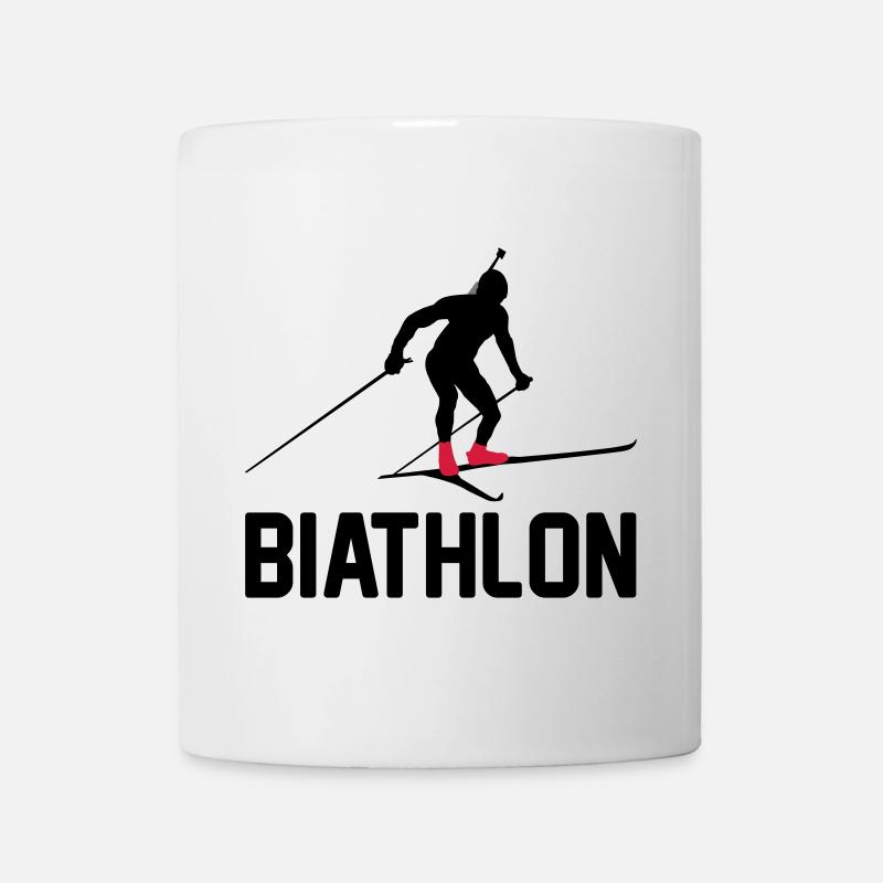 Biathlon - Mug blanc - blanc