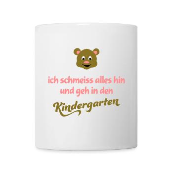 kindergarten - Tasse - Weiß - Vorne
