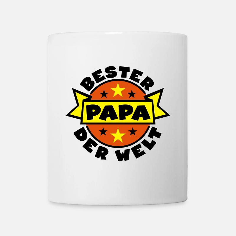 papa vatertag himmelfahrt - Tasse - Weiß