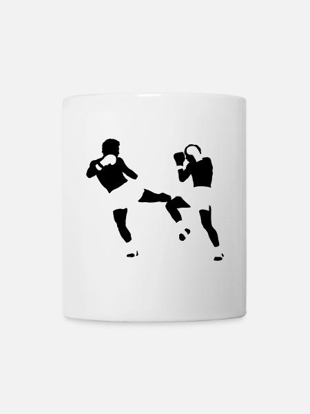 kickboxing - Tasse - Weiß