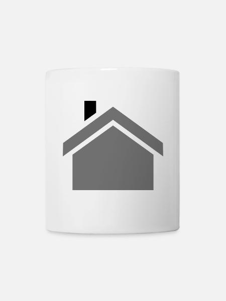 haus - Tasse - Weiß