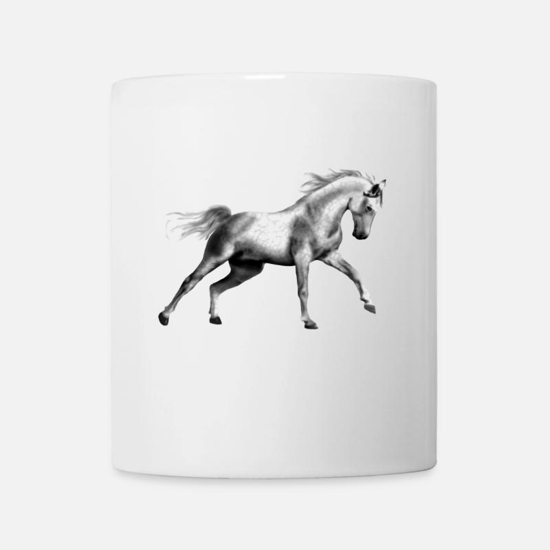 Pferd - Tasse - Weiß
