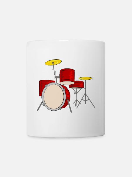 percussion - Mug blanc - blanc