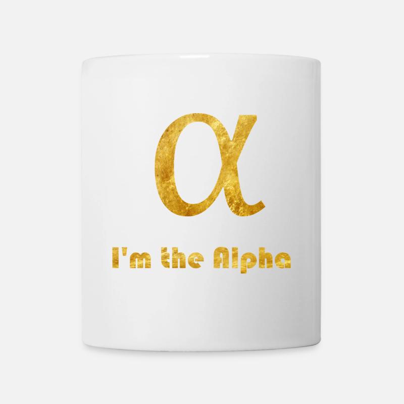alpha - Mug - white
