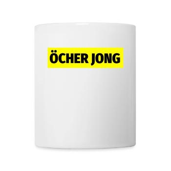 Öcher Jong Aachen Aachener Dialekt Platt Geschenk - Tasse - Weiß - Vorne