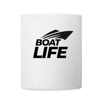 la vie de bateau - Mug blanc - blanc - Devant