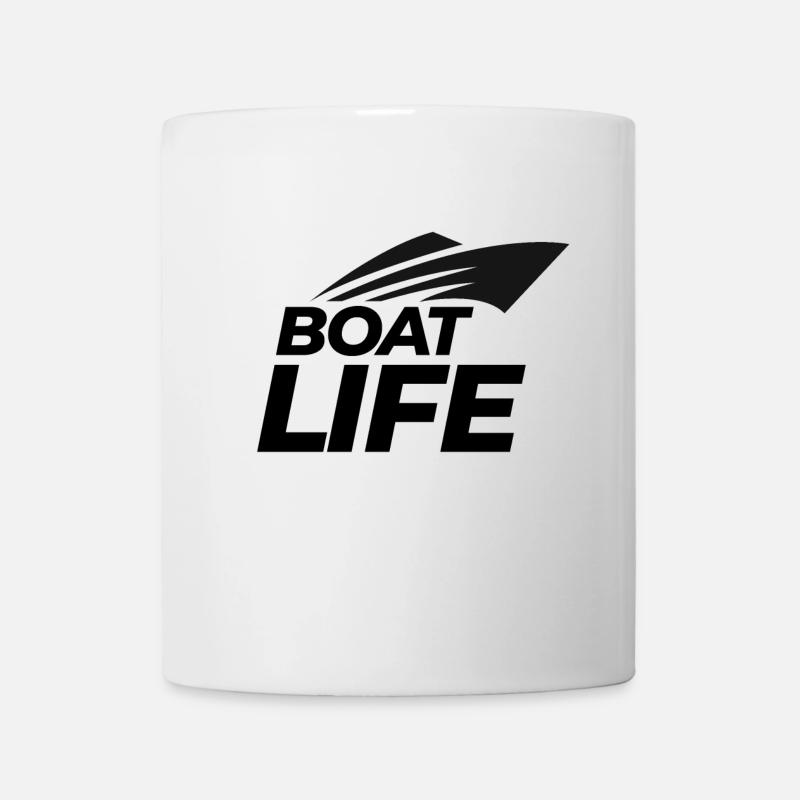 boat life - Tasse - Weiß