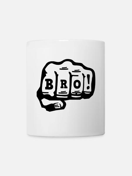 bro - Tasse - Weiß