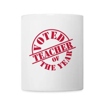 Teacher - Tasse - Weiß - Vorne