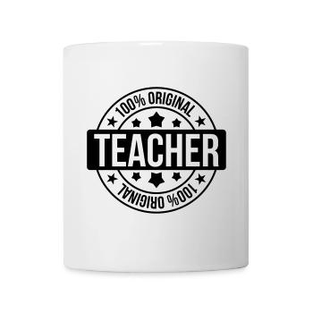 School / Teacher - Tasse - Weiß - Vorne