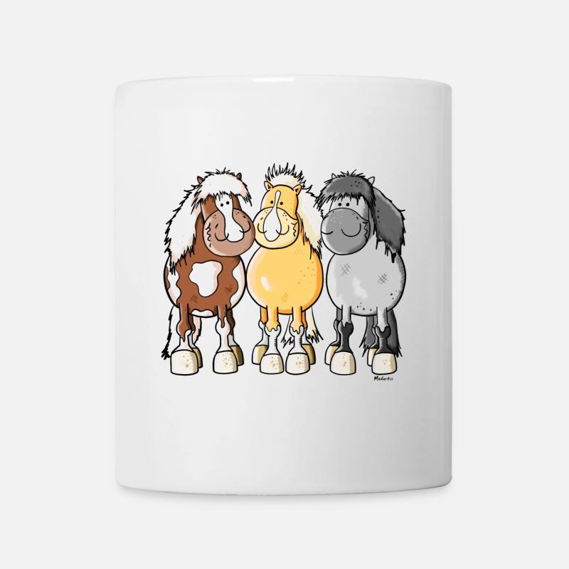 Shetty Trio - Tasse - Weiß