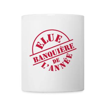 Banquière - Mug - white - Front
