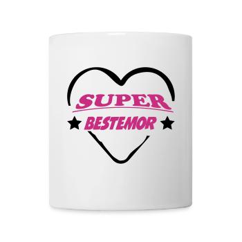Super bestemor - Mug blanc - blanc - Devant