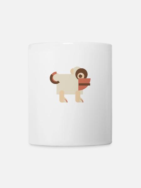 Singe (animal d'automne) - Mug blanc - blanc
