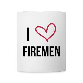 Pompier / Feu / Sécurité / Pompière / Urgences - Mug blanc - blanc - Devant