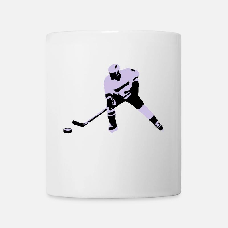Eishockey, Eishockeyspieler, Ice hockey - Tasse - Weiß