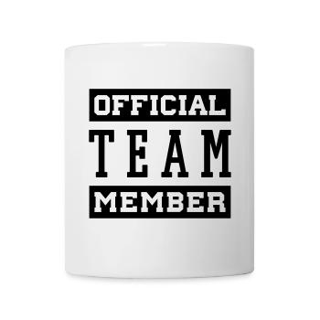 OFFICIAL TEAM MEMBER - Tasse - Weiß - Vorne