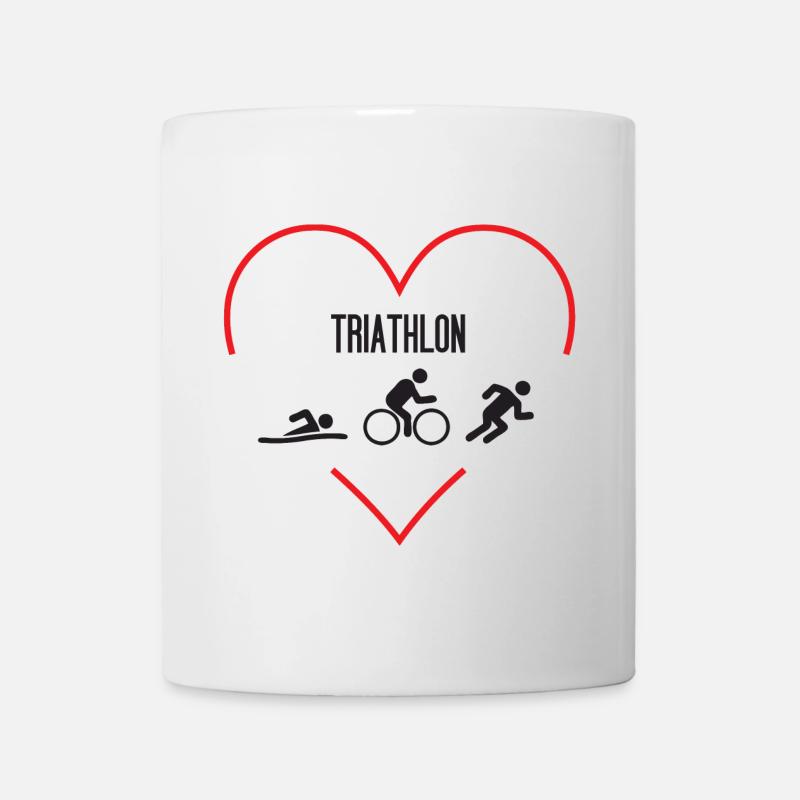 J’adore le triathlon - Mug blanc - blanc
