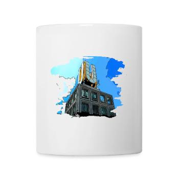 Dortmund U Turm Stadt - Tasse - Weiß - Vorne