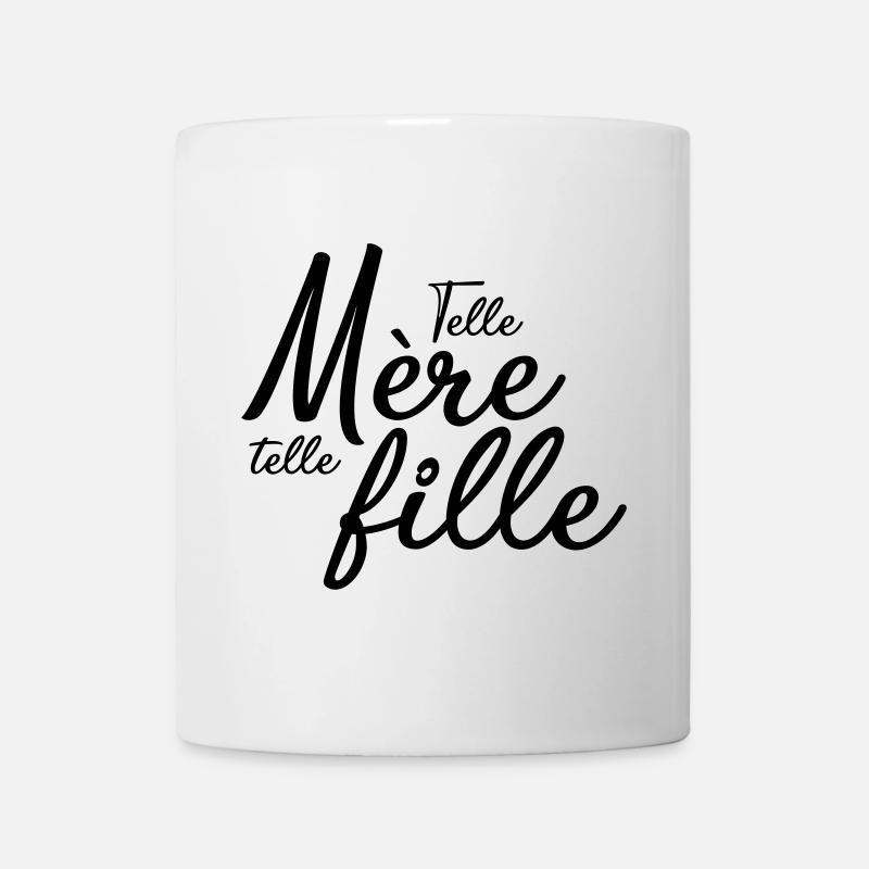 Telle mère telle fille - Mug blanc - blanc
