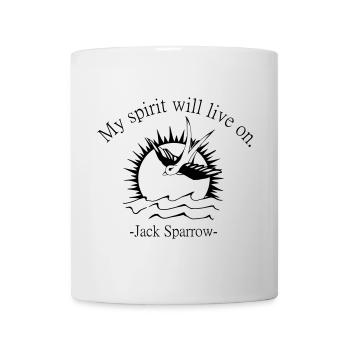Citer Jack Sparrow - Mug blanc - blanc - Devant