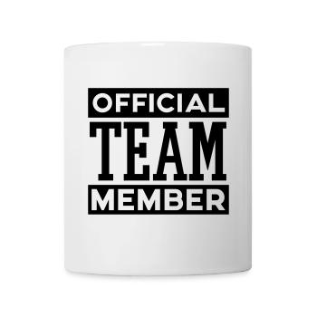 OFFICIAL TEAM MEMBER - Tasse - Weiß - Vorne