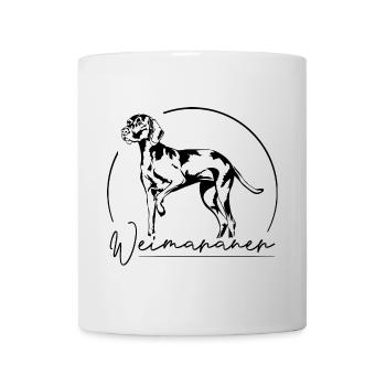 WEIMARANER stehend Jagdhunde Jäger Hund Wilsigns - Tasse - Weiß - Vorne