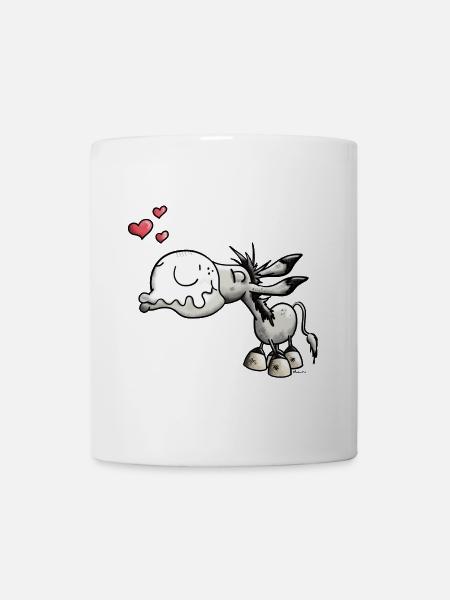 Donkey Kiss - Mug - white