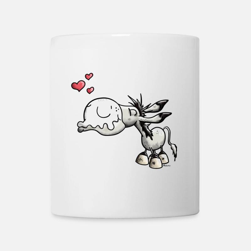 Es ist knutsch Esel Zeit - Tasse - Weiß