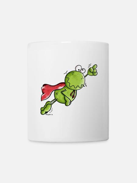 Drôle Grenouille - Mug blanc - blanc