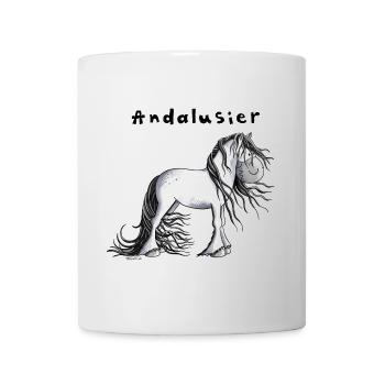 Knuffiger Andalusier - Tasse - Weiß - Vorne