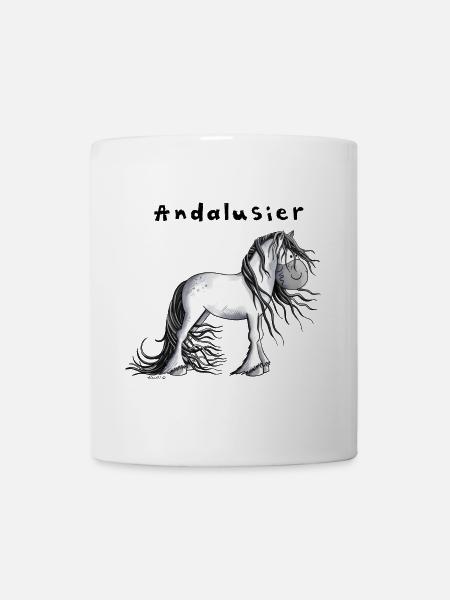 Knuffiger Andalusier - Tasse - Weiß