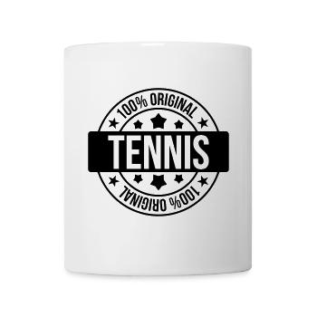 Tennis - Sport - Ball - Player - Game - Sportsman - Mug - white - Front