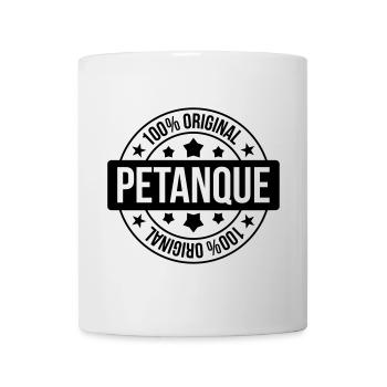Petanque / Boules / Sport / Bouliste - Mug blanc - blanc - Devant
