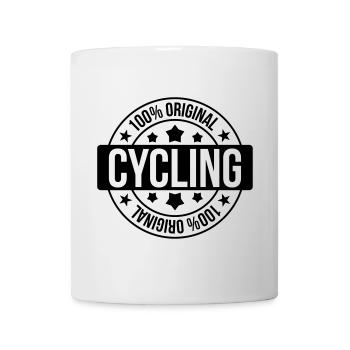 Cyclisme / Cycliste / Vélo / VTT / BMX - Mug blanc - blanc - Devant