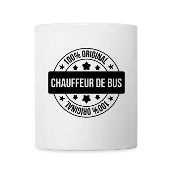 Bus / Busfahrer / Arbeit / Job - Tasse - Weiß - Vorne
