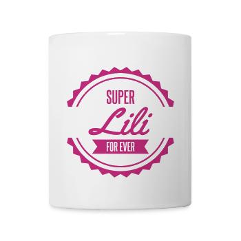 super lili naissance prénom noël anniversaire - Mug blanc - blanc - Devant