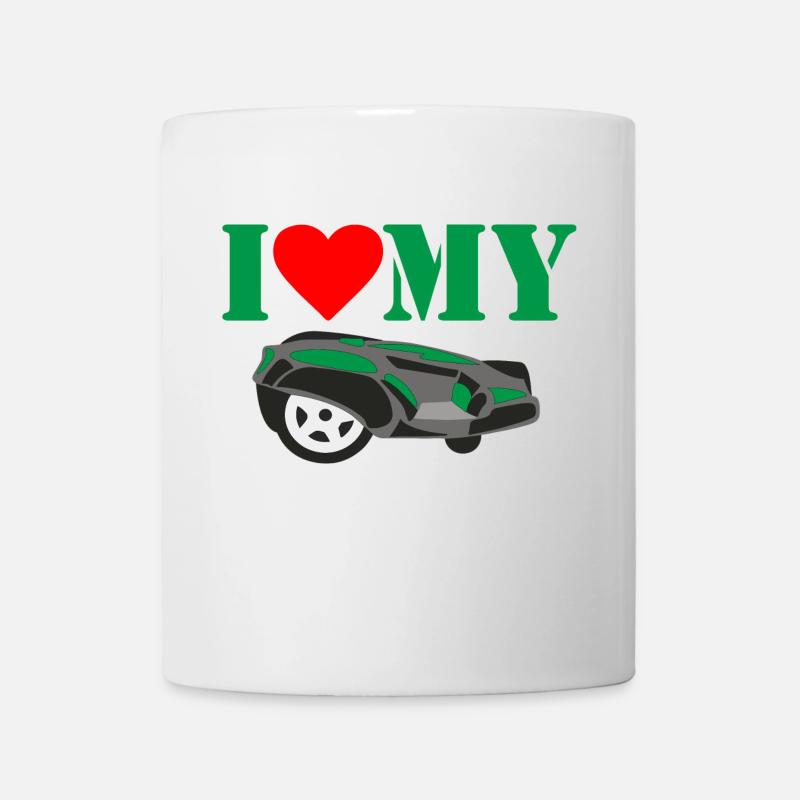 Ich liebe meinen Roboter - Tasse - Weiß